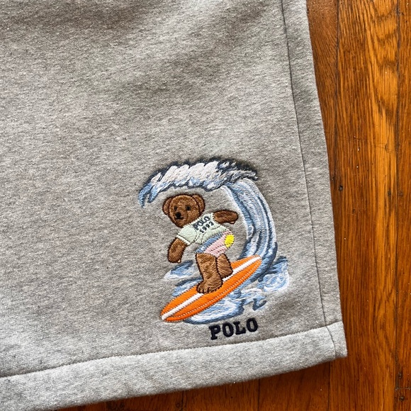 POLO RALPH LAUREN Polo Bear Fleece Shorts Surf Polo Bear - Picture 3 of 9